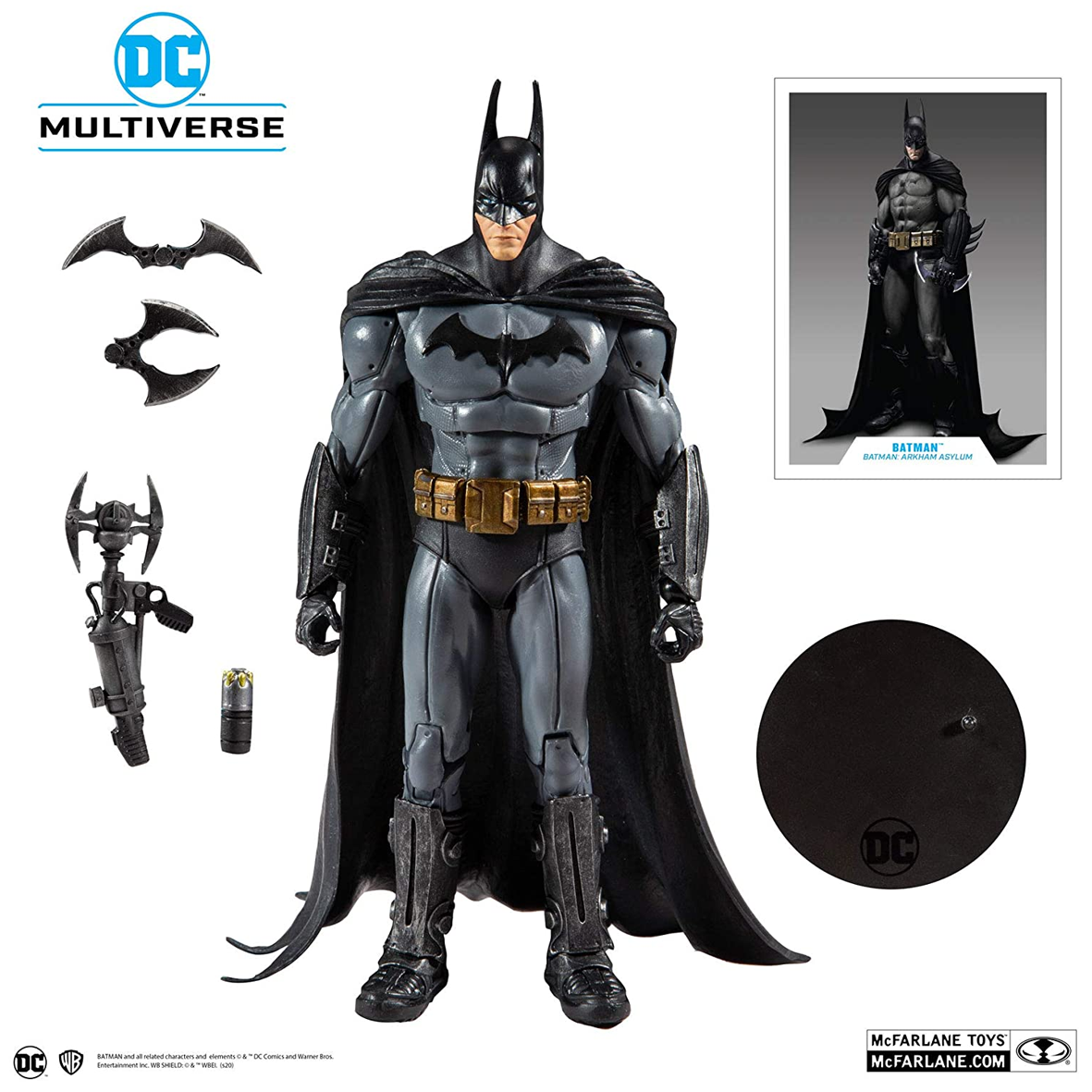 McFarlane Toys DC Multiverse Batman Arkham Asylum Batman Figura de