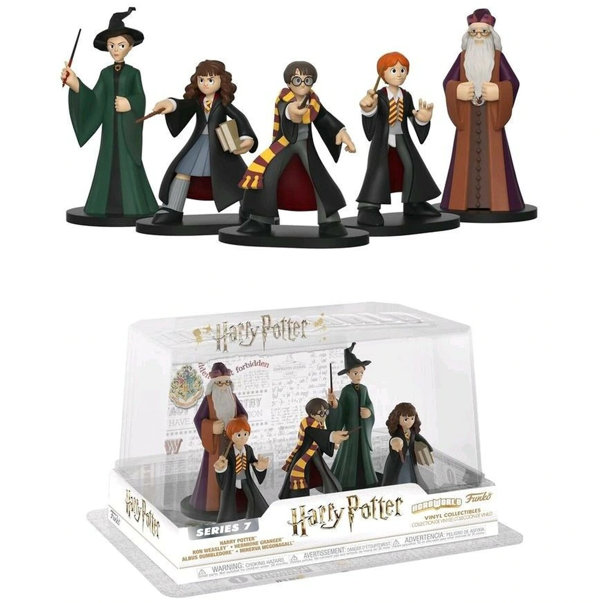 Set Figuras (timbres) Harry Potter Wizarding world – Video Center