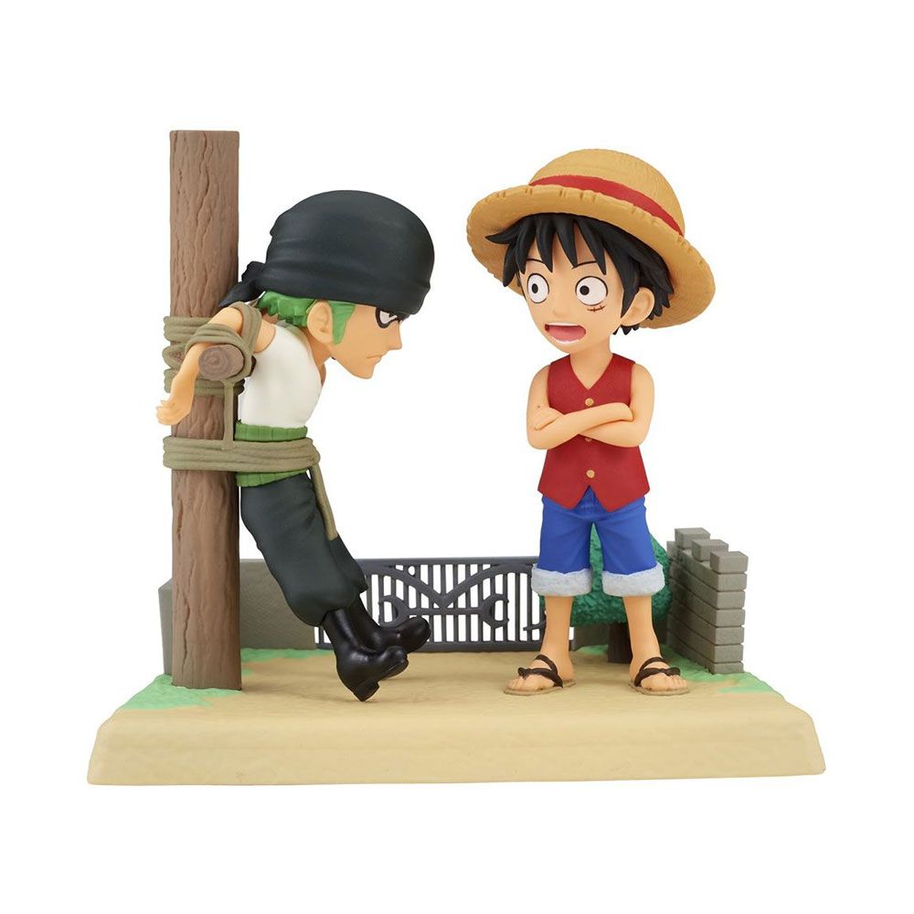 Banpresto One Piece World Collectable Figure Log Stories Monkey.D.Luffy&Roronoa Zoro