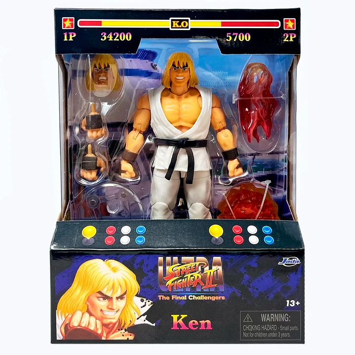 Figura Ken Blanco Street fighter Jada